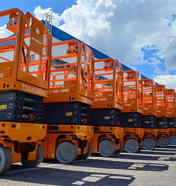 skyboom akülü makaslı platform